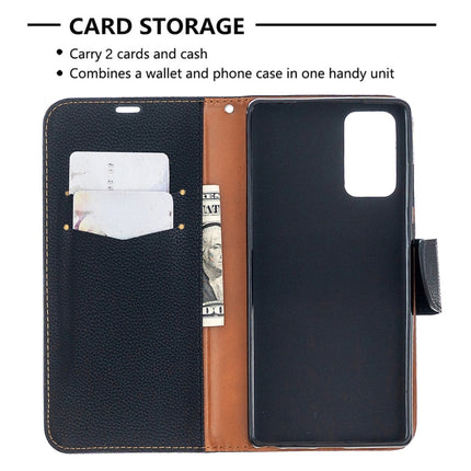 Litchi Texture Pure Color Horizontal Flip Leather Case with Holder & Card Slots & Wallet & Lanyard, For Samsung Galaxy Note20, For Samsung Galaxy Note20 Ultra