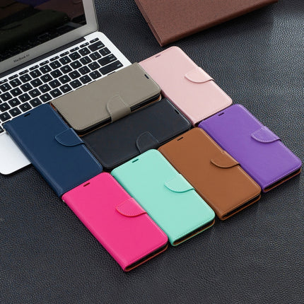 Litchi Texture Pure Color Horizontal Flip Leather Case with Holder & Card Slots & Wallet & Lanyard, For Samsung Galaxy Note20, For Samsung Galaxy Note20 Ultra