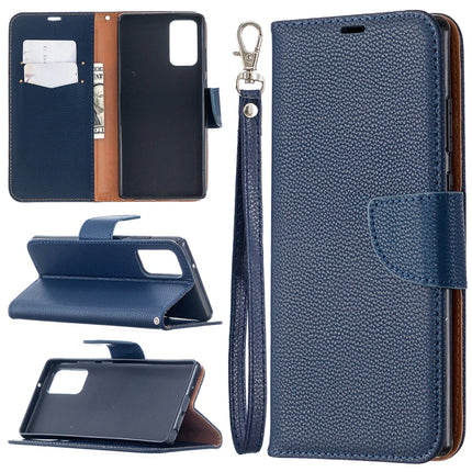 Litchi Texture Pure Color Horizontal Flip Leather Case with Holder & Card Slots & Wallet & Lanyard, For Samsung Galaxy Note20, For Samsung Galaxy Note20 Ultra