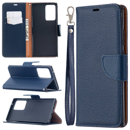 Litchi Texture Pure Color Horizontal Flip Leather Case with Holder & Card Slots & Wallet & Lanyard, For Samsung Galaxy Note20, For Samsung Galaxy Note20 Ultra