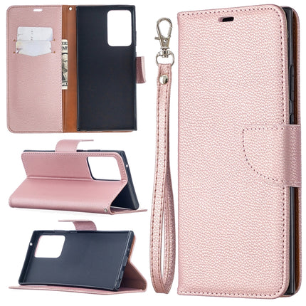Litchi Texture Pure Color Horizontal Flip Leather Case with Holder & Card Slots & Wallet & Lanyard, For Samsung Galaxy Note20, For Samsung Galaxy Note20 Ultra