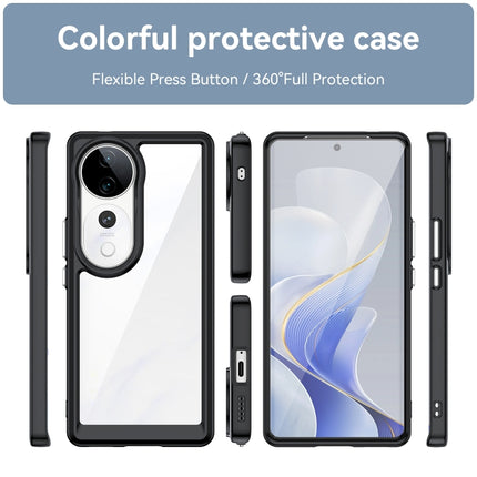 Colorful Series Acrylic Hybrid TPU Phone Case, For vivo V40 5G, For vivo S19 Pro