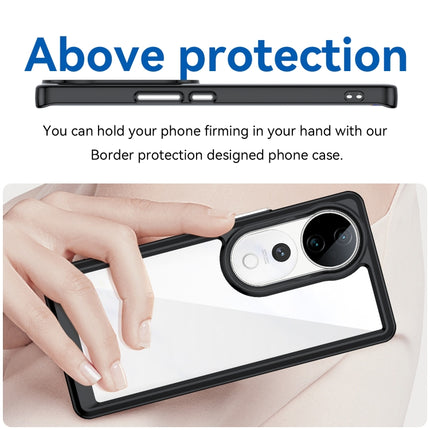 Colorful Series Acrylic Hybrid TPU Phone Case, For vivo V40 5G, For vivo S19 Pro