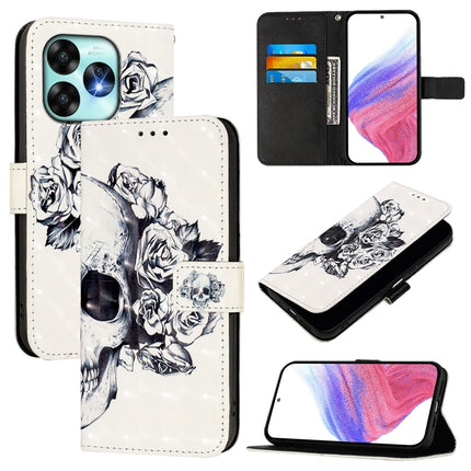 3D Painting Horizontal Flip Leather Phone Case, For Umidigi G9 5G, For Umidigi Bison X20, For Umidigi A15 / A15C / A15T