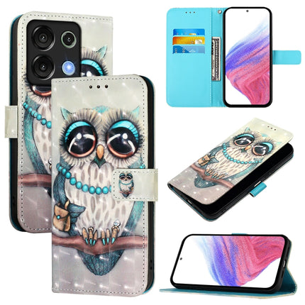 3D Painting Horizontal Flip Leather Phone Case, For Umidigi G9 5G, For Umidigi Bison X20, For Umidigi A15 / A15C / A15T