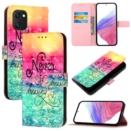 3D Painting Horizontal Flip Leather Phone Case, For Umidigi Power 7 / 7S, For Umidigi Power 7 Max
