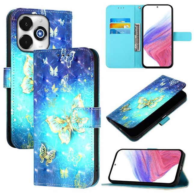 3D Painting Horizontal Flip Leather Phone Case, For UMIDIGI G100x 5G / 4G, For UMIDIGI G100 Pro, For Umidigi Note 90