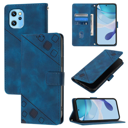 Skin-feel Embossed Leather Phone Case, For Umidigi A15 / A15C / A15T, For UMIDIGI Power 7 / Power 7S, For UMIDIGI Power 7 Max