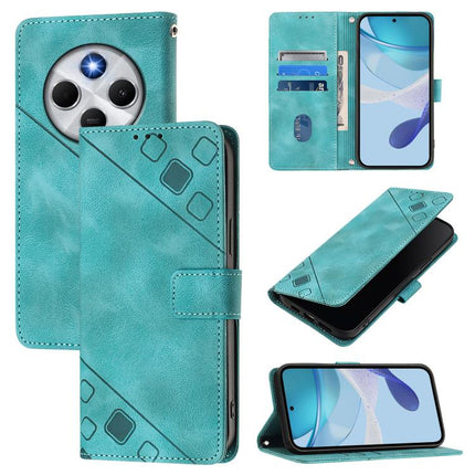 Skin-feel Embossed Leather Phone Case, For Xiaomi 15T 5G, For Xiaomi Civi 5 Pro 5G, For Xiaomi 15S Pro 5G, For Xiaomi Poco M7 5G / C75 4G