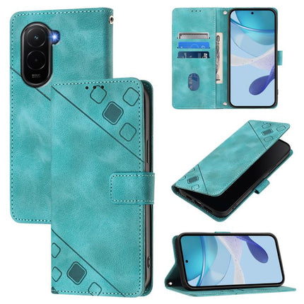 Skin-feel Embossed Leather Phone Case, For Xiaomi 17 Max 5G, For Xiaomi 17T Pro 5G, For Xiaomi Poco M7 4G 169mm, For Xiaomi 15T Pro 5G