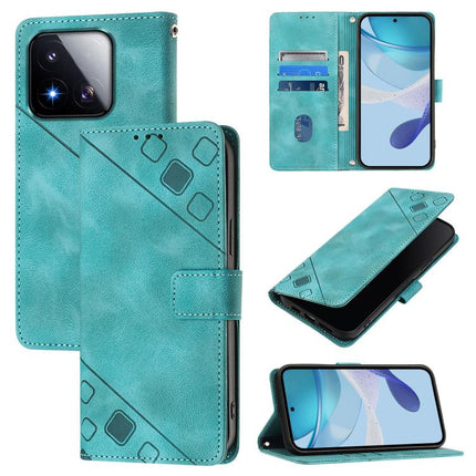 Skin-feel Embossed Leather Phone Case, For Xiaomi 17 Max 5G, For Xiaomi 17T Pro 5G, For Xiaomi Poco M7 4G 169mm, For Xiaomi 15T Pro 5G