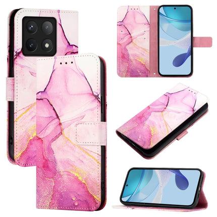 PT003 Marble Pattern Flip Leather Phone Case, For Xiaomi Poco X7 Pro 5G, For Xiaomi Poco M7 Pro 5G, For Xiaomi 14T Pro, For Xiaomi 14T