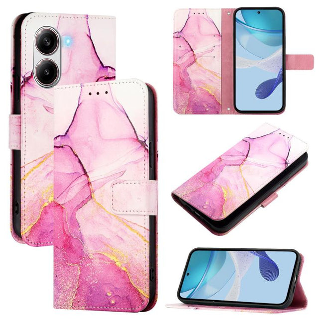 PT003 Marble Pattern Flip Leather Phone Case, For Xiaomi Poco X7 Pro 5G, For Xiaomi Poco M7 Pro 5G, For Xiaomi 14T Pro, For Xiaomi 14T