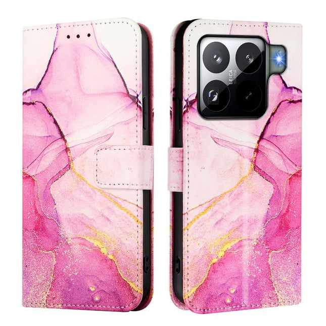 PT003 Marble Pattern Flip Leather Phone Case, For Xiaomi 15S Pro, For Xiaomi Poco M7 5G / C75 4G, For Xiaomi Poco X7 5G, For Xiaomi 15 Ultra