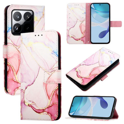 PT003 Marble Pattern Flip Leather Phone Case, For Xiaomi Poco M7 4G 169mm, For Xiaomi 15T Pro, For Xiaomi 15T, For Xiaomi Civi 5 Pro