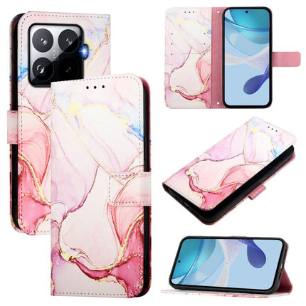 PT003 Marble Pattern Flip Leather Phone Case, For Xiaomi Poco M7 4G 169mm, For Xiaomi 15T Pro, For Xiaomi 15T, For Xiaomi Civi 5 Pro