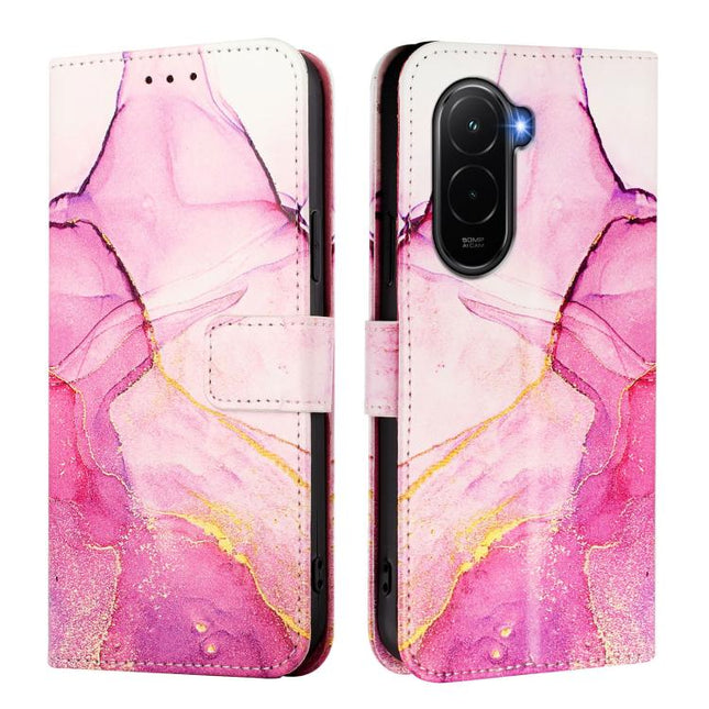 PT003 Marble Pattern Flip Leather Phone Case, For Xiaomi Poco M7 4G 169mm, For Xiaomi 15T Pro, For Xiaomi 15T, For Xiaomi Civi 5 Pro