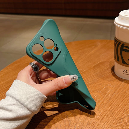 Solid Color Liquid Silicone MagSafe Magnetic Phone Case, For iPhone 14