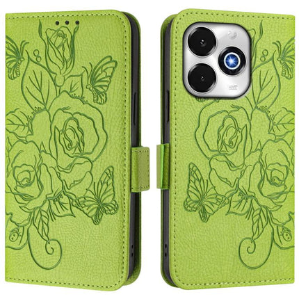 Embossed Rose RFID Anti-theft Leather Phone Case, For UMIDIGI G100x 5G / 4G, For UMIDIGI G100 Pro, For UMIDIGI Note 100, For UMIDIGI Note 90