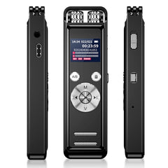 ZD43B Omnidirectional Dual Mic Smart Noise Reduction Voice Recorder, 32GB, 64GB