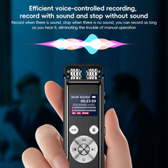 ZD43B Omnidirectional Dual Mic Smart Noise Reduction Voice Recorder, 32GB, 64GB