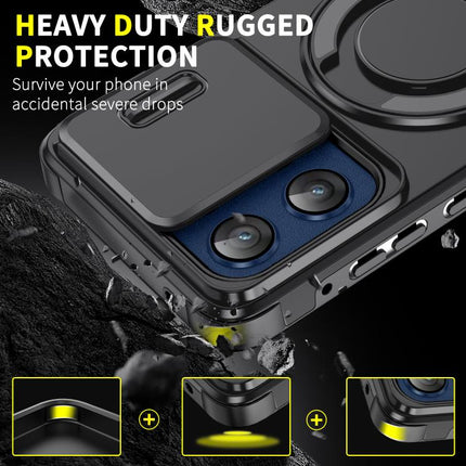 Sliding Camshield Ring Holder Phone Case, For Motorola Moto G Stylus 5G 2025, For Motorola Moto G 5G 2024