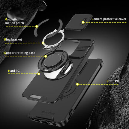 Sliding Camshield Ring Holder Phone Case, For Motorola Moto G Stylus 5G 2025, For Motorola Moto G 5G 2024