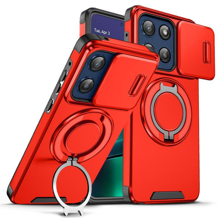 Sliding Camshield Ring Holder Phone Case, For Motorola Moto G Stylus 5G 2025, For Motorola Moto G 5G 2024