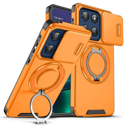 Sliding Camshield Ring Holder Phone Case, For Motorola Moto G Stylus 5G 2025, For Motorola Moto G 5G 2024