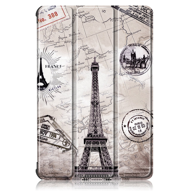 For Huawei Enjoy Tablet 2 10.1 inch / Honor Pad 6 10.1 inch Colored Drawing Pattern Horizontal Flip Leather Case with Three-folding Holder & Sleep / Wake-up Function, For Huawei Enjoy Tablet 2 10.1 inch