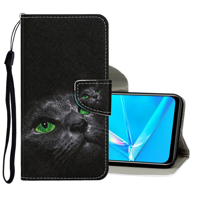 Colored Drawing Pattern Horizontal Flip Leather Case with Holder & Card Slots & Wallet, For OPPO A92