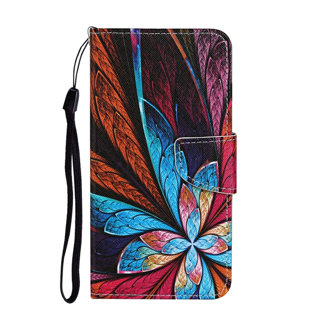 Colored Drawing Pattern Horizontal Flip Leather Case with Holder & Card Slots & Wallet, For OPPO A72