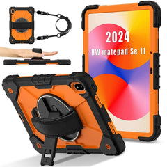 Contrast Color Robot Silicone Hybrid PC Tablet Case, For Huawei MatePad Air 12 2024, For Huawei MatePad SE 11 2024