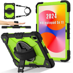 Contrast Color Robot Silicone Hybrid PC Tablet Case, For Huawei MatePad Air 12 2024, For Huawei MatePad SE 11 2024
