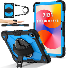 Contrast Color Robot Silicone Hybrid PC Tablet Case, For Huawei MatePad Air 12 2024, For Huawei MatePad SE 11 2024