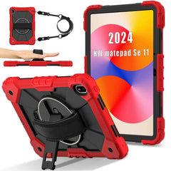 Contrast Color Robot Silicone Hybrid PC Tablet Case, For Huawei MatePad Air 12 2024, For Huawei MatePad SE 11 2024