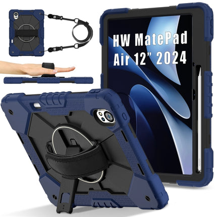 Contrast Color Robot Silicone Hybrid PC Tablet Case, For Huawei MatePad Air 12 2024, For Huawei MatePad SE 11 2024
