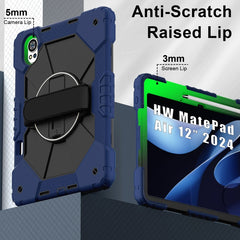Contrast Color Robot Silicone Hybrid PC Tablet Case, For Huawei MatePad Air 12 2024, For Huawei MatePad SE 11 2024