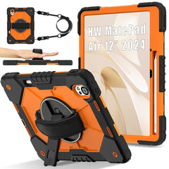 Contrast Color Robot Silicone Hybrid PC Tablet Case, For Huawei MatePad Air 12 2024, For Huawei MatePad SE 11 2024