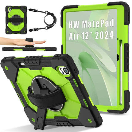 Contrast Color Robot Silicone Hybrid PC Tablet Case, For Huawei MatePad Air 12 2024, For Huawei MatePad SE 11 2024