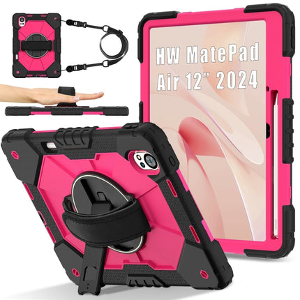 Contrast Color Robot Silicone Hybrid PC Tablet Case, For Huawei MatePad Air 12 2024, For Huawei MatePad SE 11 2024