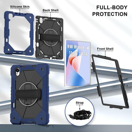 Contrast Color Robot Silicone Hybrid PC Tablet Case, For Huawei MatePad 11.5 S