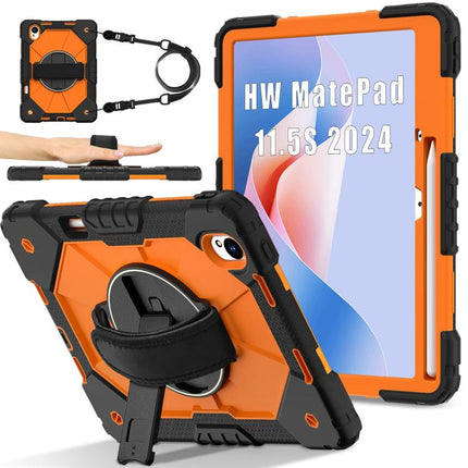Contrast Color Robot Silicone Hybrid PC Tablet Case, For Huawei MatePad 11.5 S