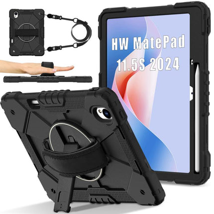 Contrast Color Robot Silicone Hybrid PC Tablet Case, For Huawei MatePad 11.5 S