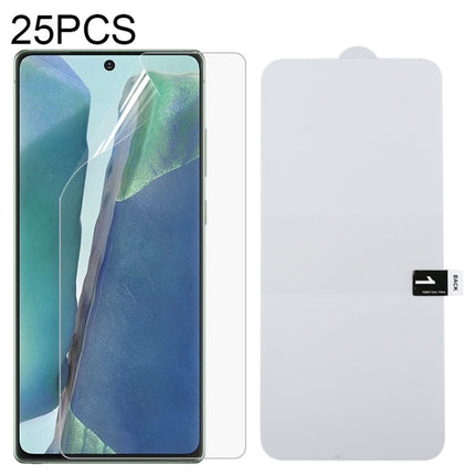 25 protectores de pantalla de hidrogel a prueba de explosiones para iPhone 12 mini, iPhone 12/12 Pro, iPhone 12 Pro Max, Samsung Galaxy A11, Samsung Galaxy M21, Samsung Galaxy M31, Samsung Galaxy A41, Samsung Galaxy Note20