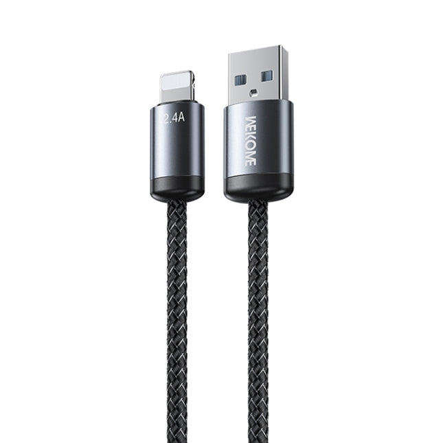 WK WDC-32i Raython Gen2 1m 2.4A USB to 8 Pin Fast Charging Data Cable, WDC-32i