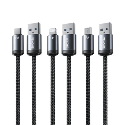 WK WDC-32i Raython Gen2 1m 2.4A USB to 8 Pin Fast Charging Data Cable, WDC-32i