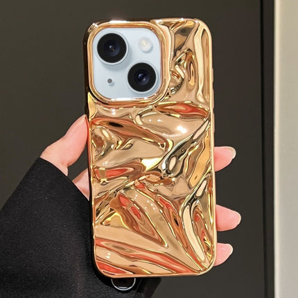 Water Ripple Electroplating Paint TPU Phone Case, For iPhone 15 Pro, For iPhone 15 Plus
