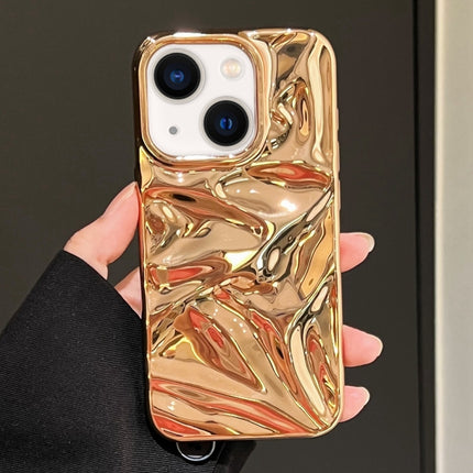 Water Ripple Electroplating Paint TPU Phone Case, For iPhone 15, For iPhone 14 Plus