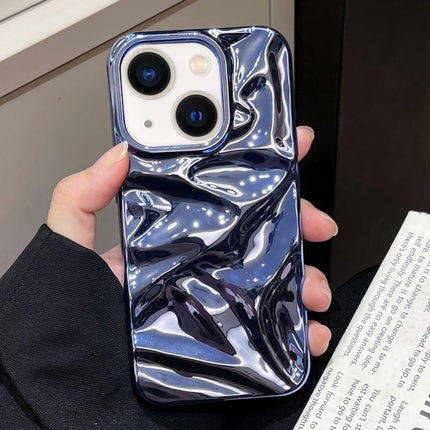 Water Ripple Electroplating Paint TPU Phone Case, For iPhone 15, For iPhone 14 Plus